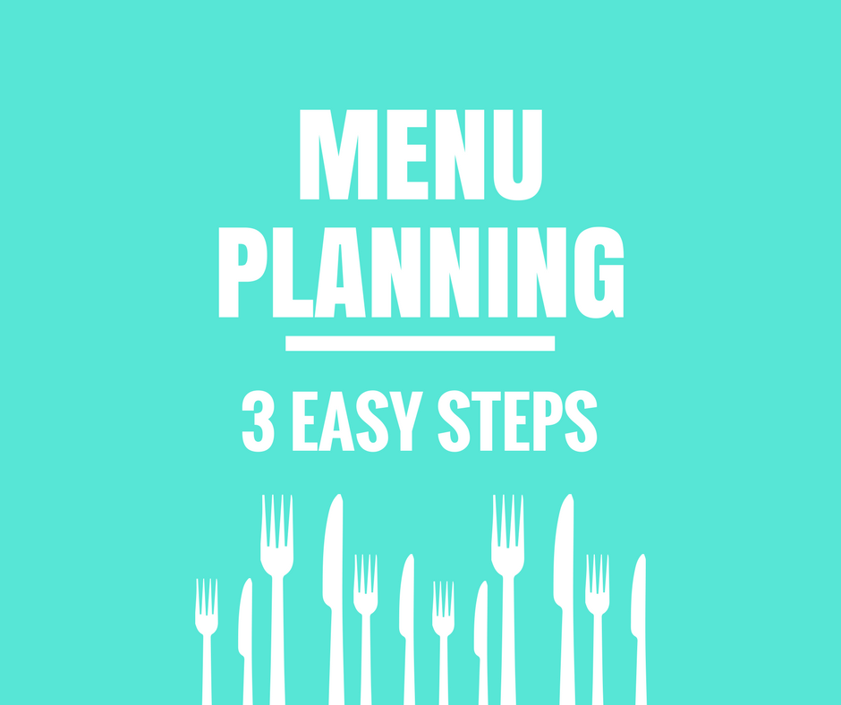Menu Planning in 3 Easy Steps! What's Working Here