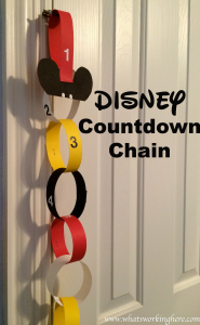 Disney countdown chain