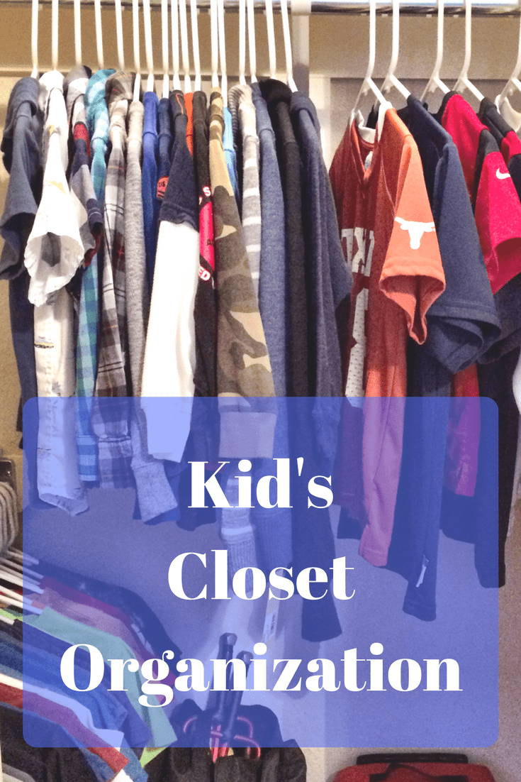 Kid's Closet Organization