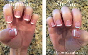 Regular vs Shellac polish