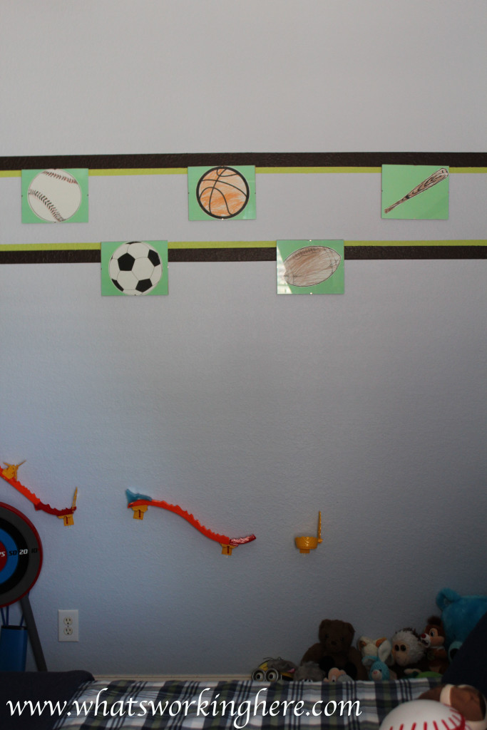Sports Wall with car track