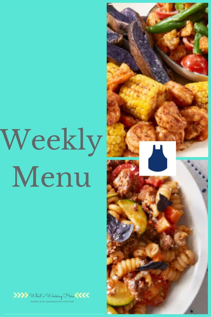 August 27th Weekly Menu- Back to School Meal Planning