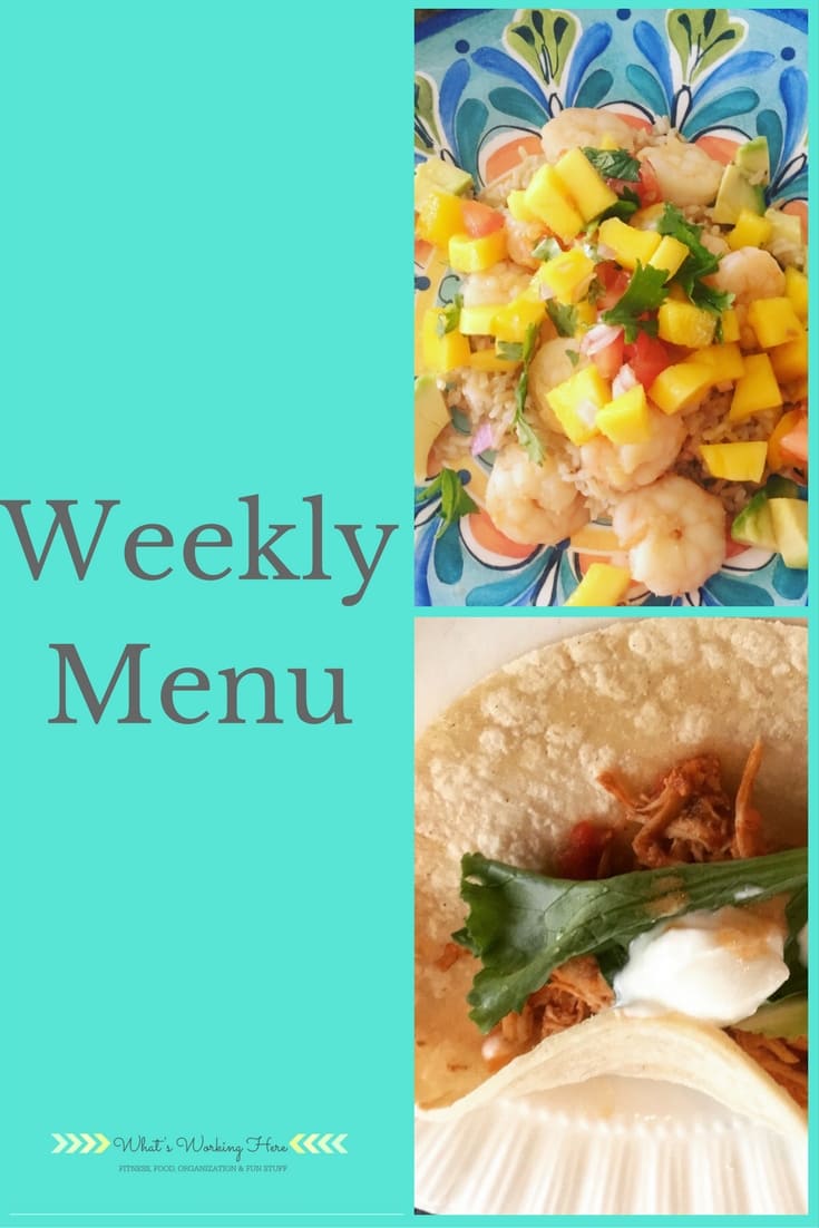 September 24th Weekly Menu