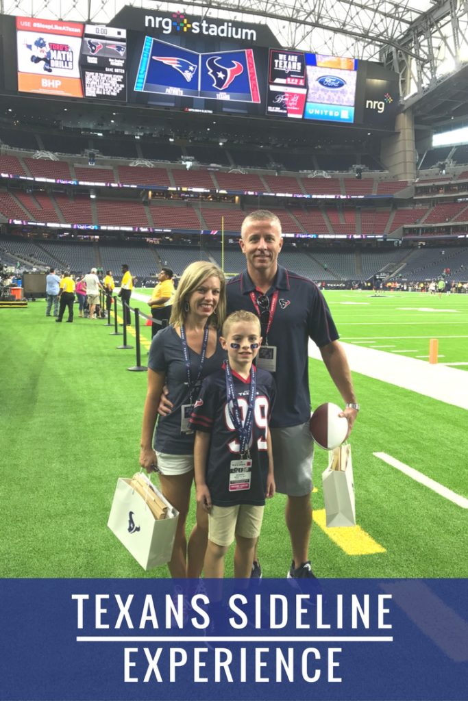 Texans Sideline Experience