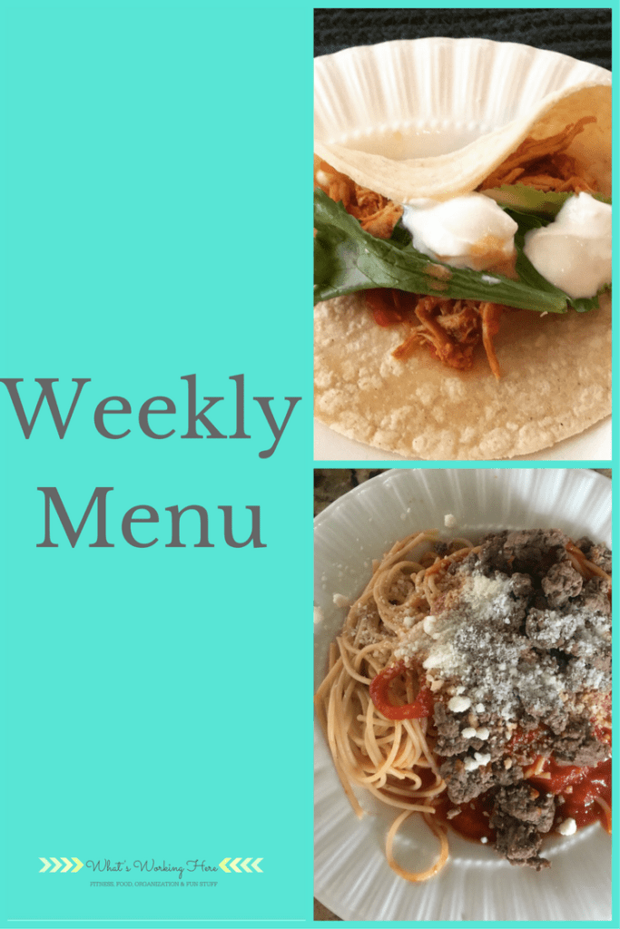 November 26th Weekly Menu - Freezer Meals