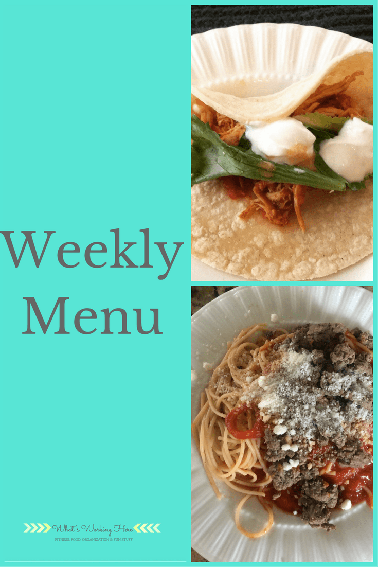 November 26th Weekly Menu - Freezer Meals