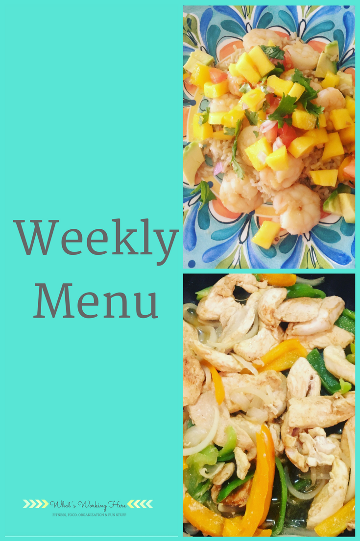 March 25th Weekly Menu - Healthy Meals