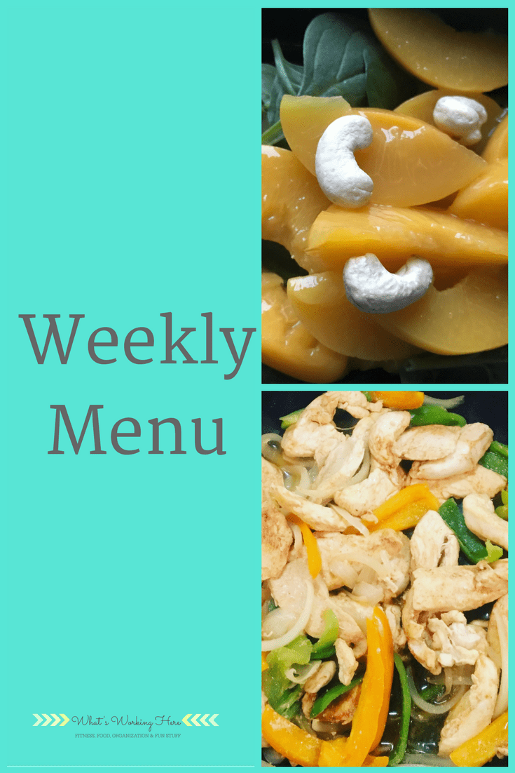 April 29th Weekly Menu - Craving Healthy Foods