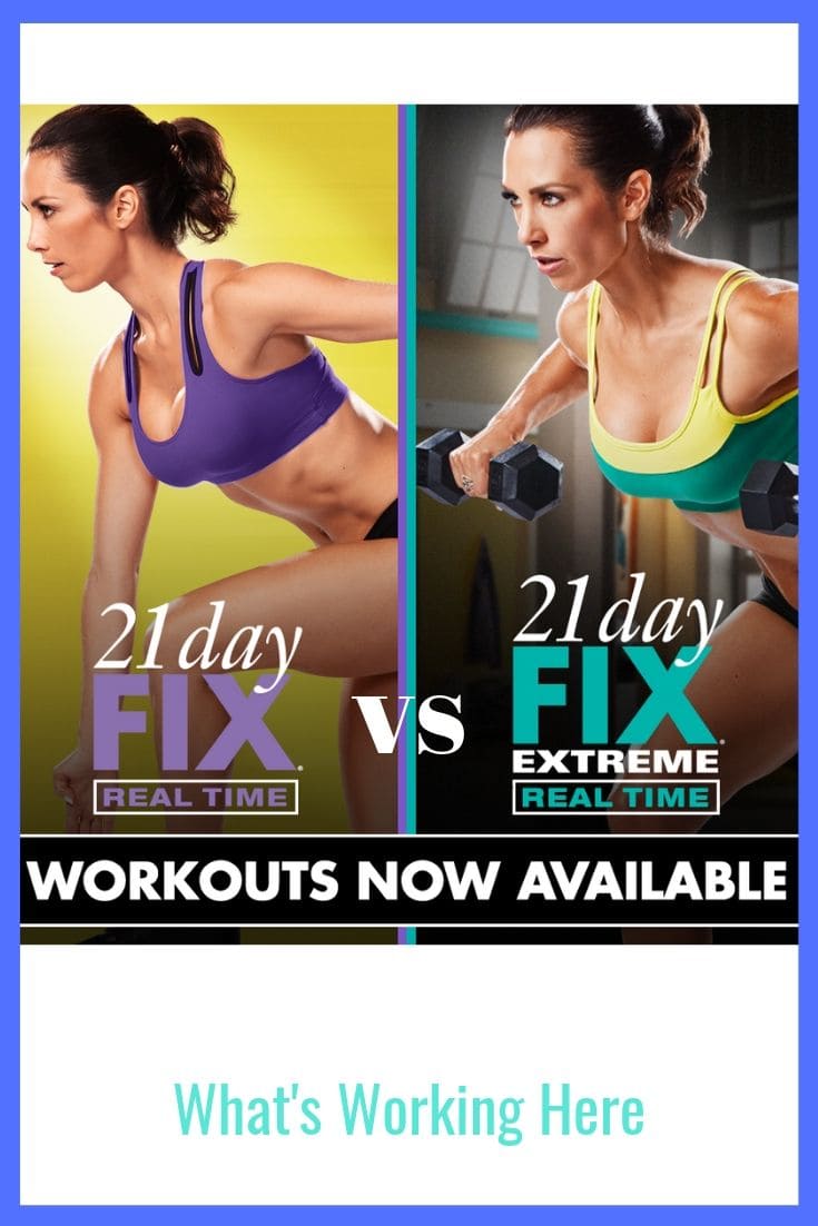 21 Day Fix vs 21 Day Fix Extreme