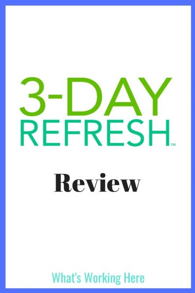 3 Day Refresh Review