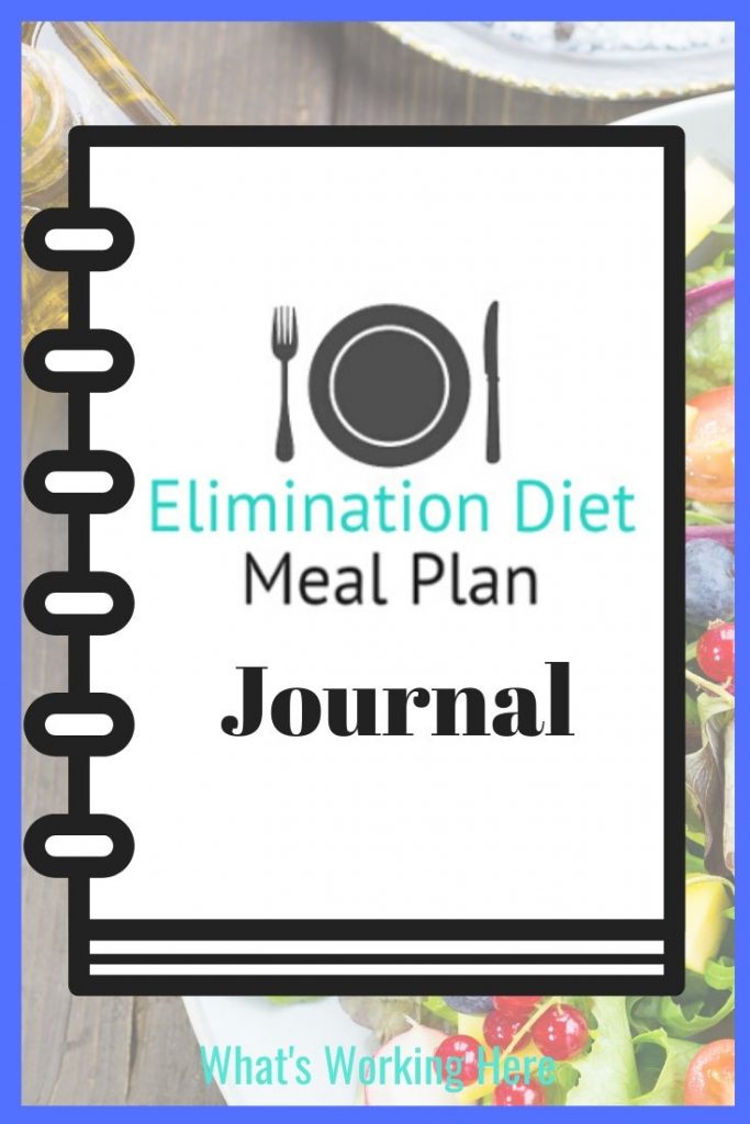 Elimination Diet Meal Plan Journal What's Working Here