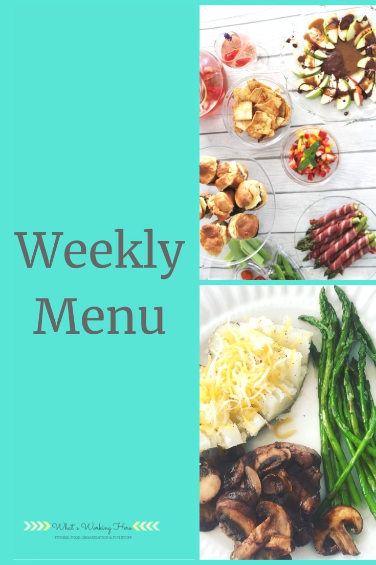 May 12 Weekly Menu - mother's day menu