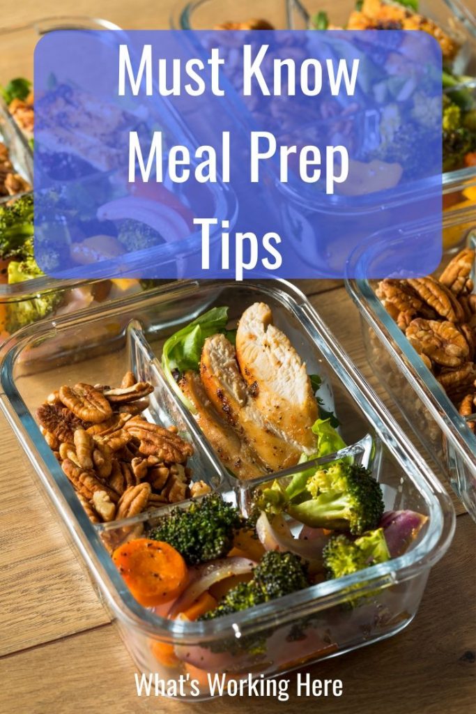 Must Know Meal Prep Tips - glass meal prep containers