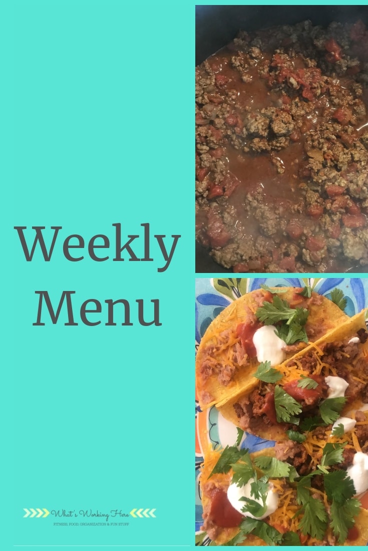 Nov 11th Weekly Menu - Meals Dads can make