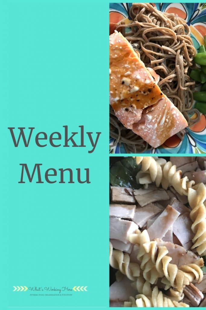 Oct 21st Weekly Menu - 21 day fix countdown to competition