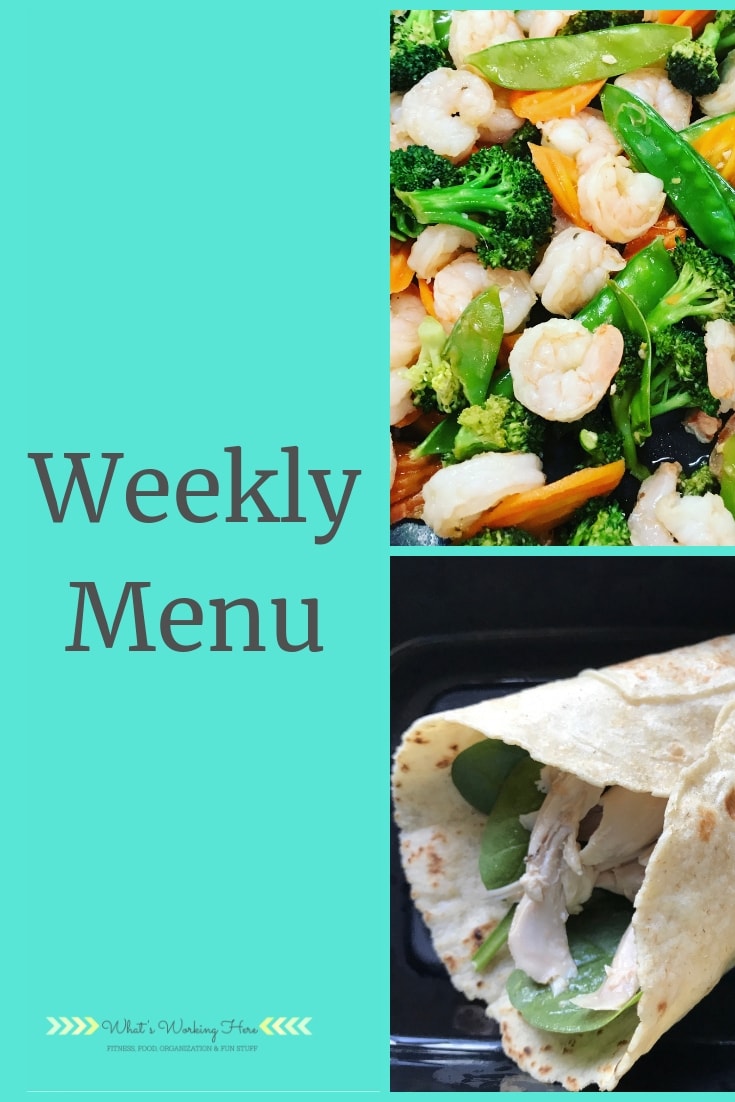Oct 28th Weekly Menu - 21 Day Fix Countdown To Competiton