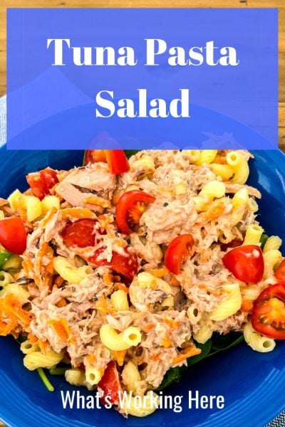 tuna pasta salad- gluten-free