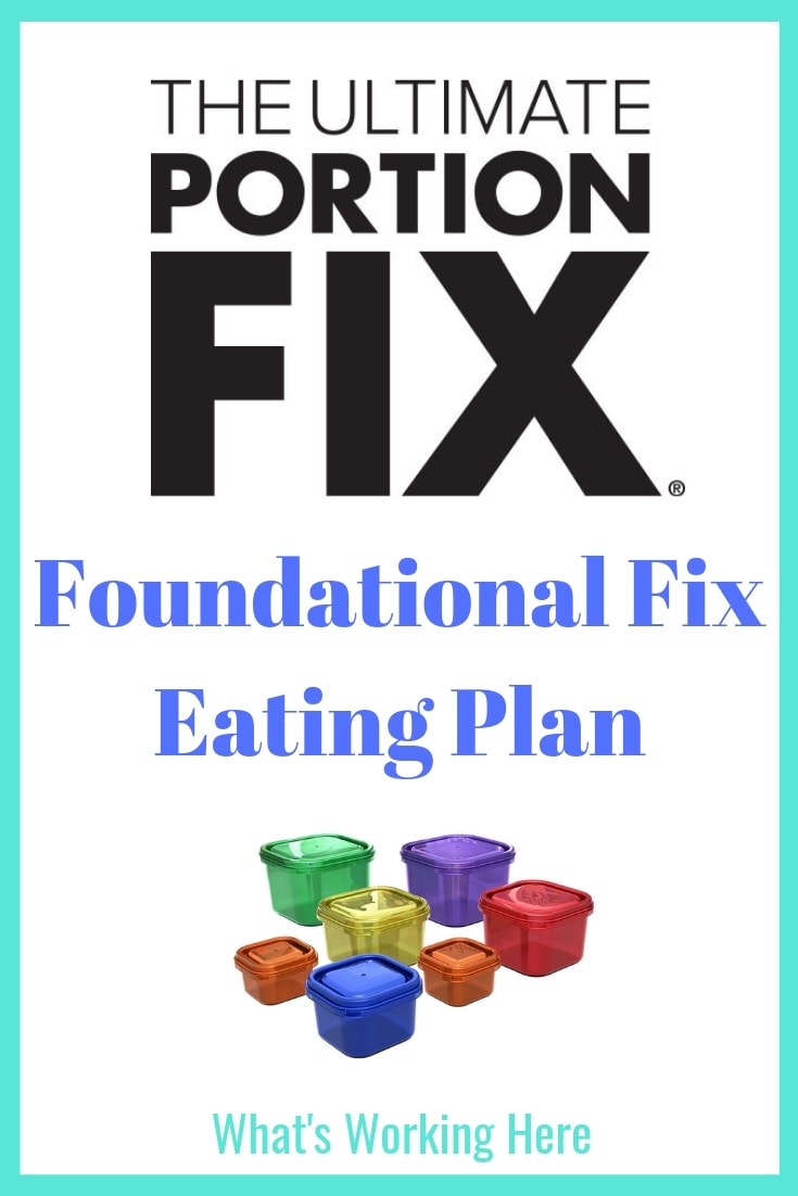Ultimate Portion Fix Foundational Fix Eating Plan