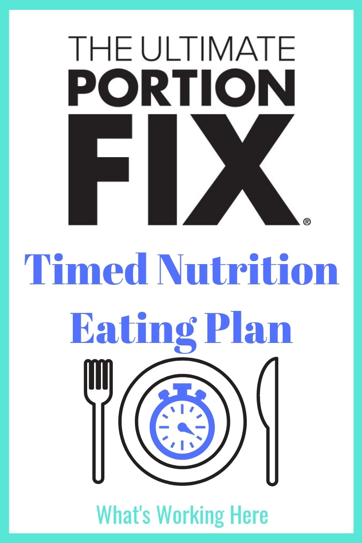 Ultimate Portion Fix Timed Nutrition Eating Plan