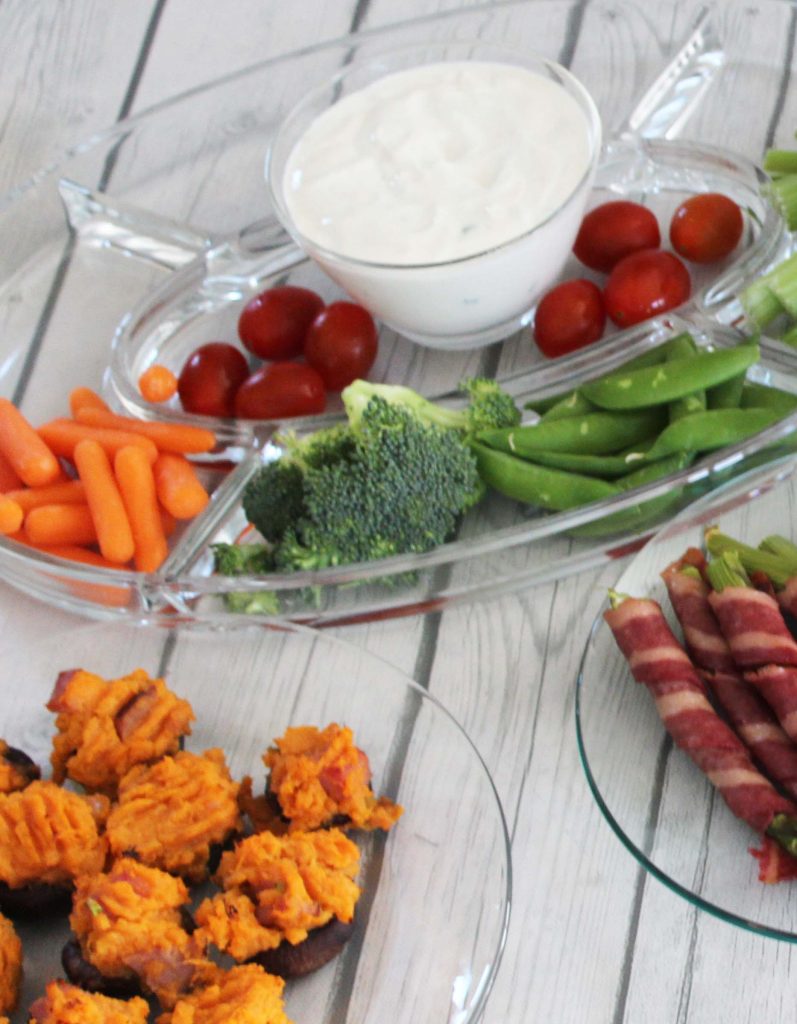 Veggies and FIXATE Ranch