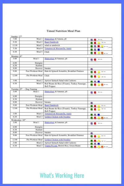 Weekly Menu- Sept 27