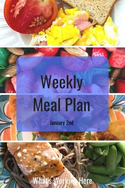 weekly meal plan
ham egg scramble, tomato, toast
strawberry spinach salad with almonds
tacos
teriyaki salmon