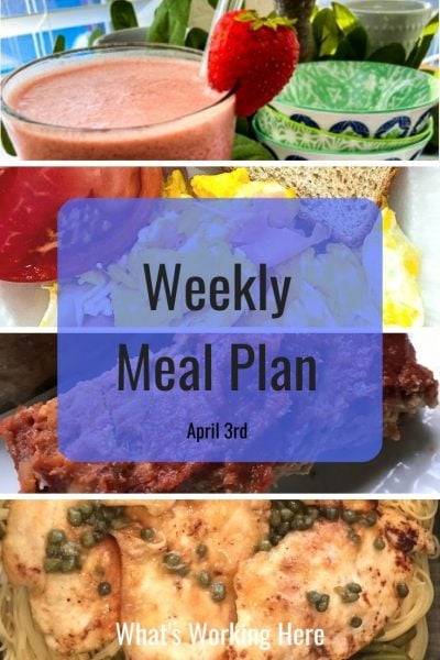 4 week gut health protocol meal plan A
Vegan strawberry shakeology
Eggs with gluten free toast
Meatloaf
Chicken piccata