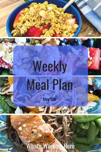 weekly meal plan 5/9/21
yogurt, strawberries & granola
watermelon spinach salad with blueberries and feta
Chinese Chicken Salad
Teriyaki salmon, soba noodles, snap peas