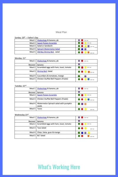 meal plan
portion fix meal plan b template