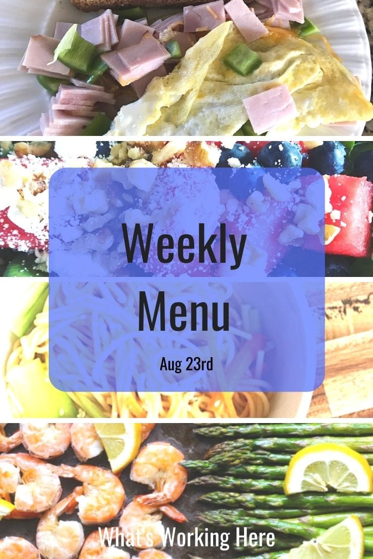 Weekly menu 8_23_20 - healthy meal planning bundle & portion fix