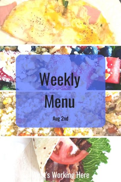 Weekly menu 8_2_20- #mbf and ultimate portion fix