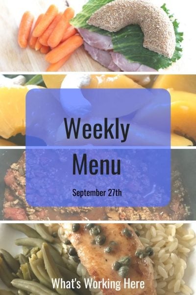 Weekly menu 9_27_20